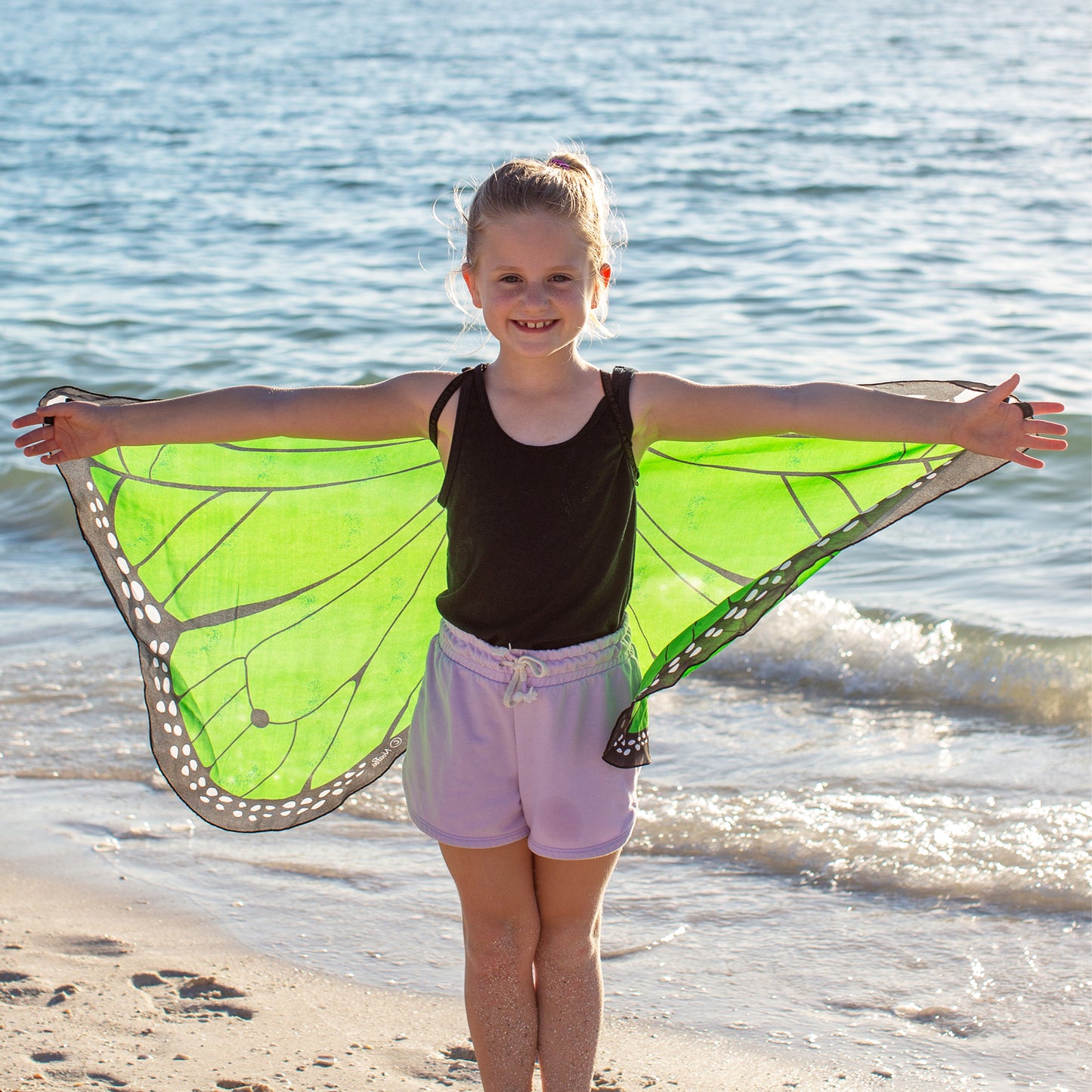 COLORFUL BUTTERFLY WINGS + MASK in eco-friendly cotton gift bag