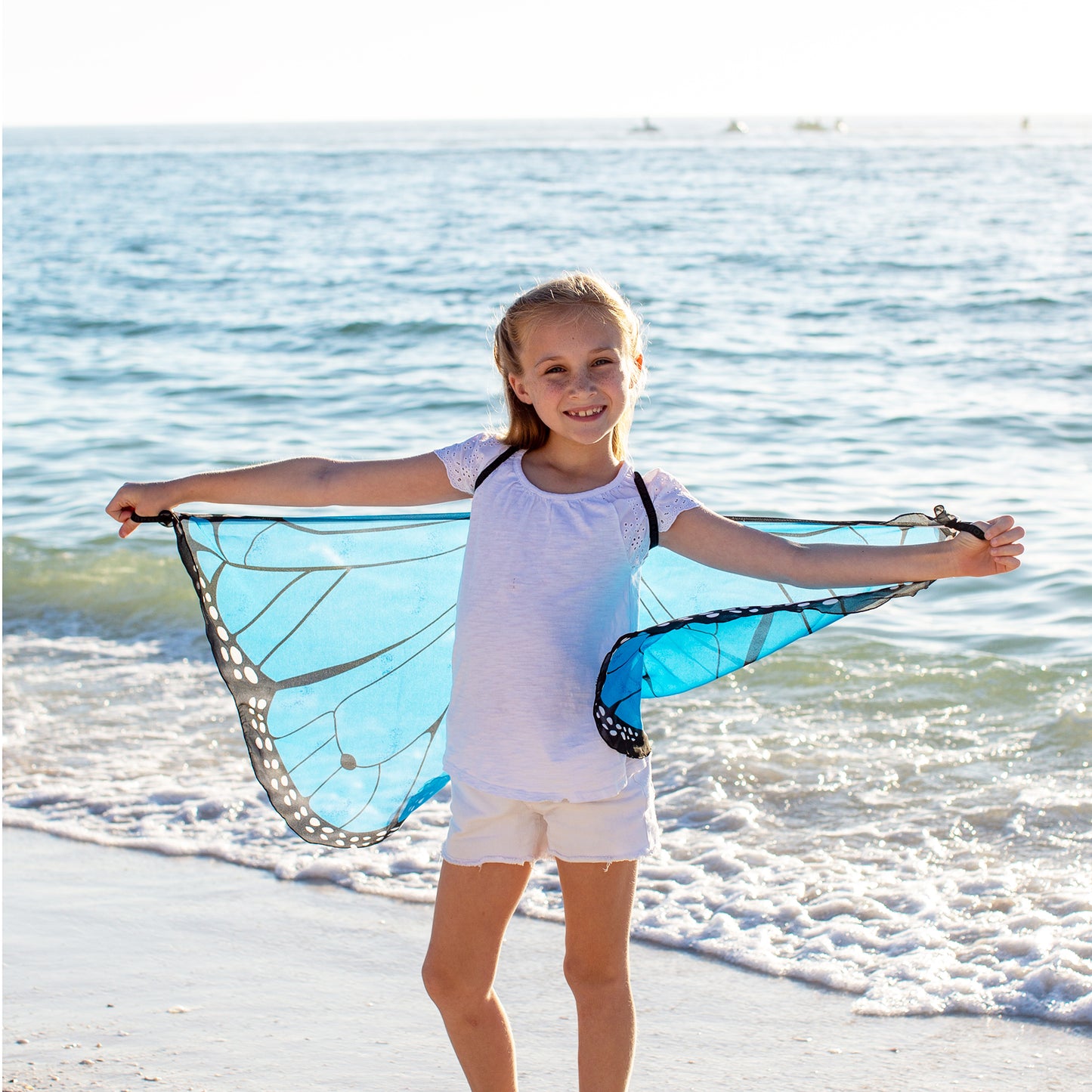 COLORFUL BUTTERFLY WINGS + MASK in eco-friendly cotton gift bag