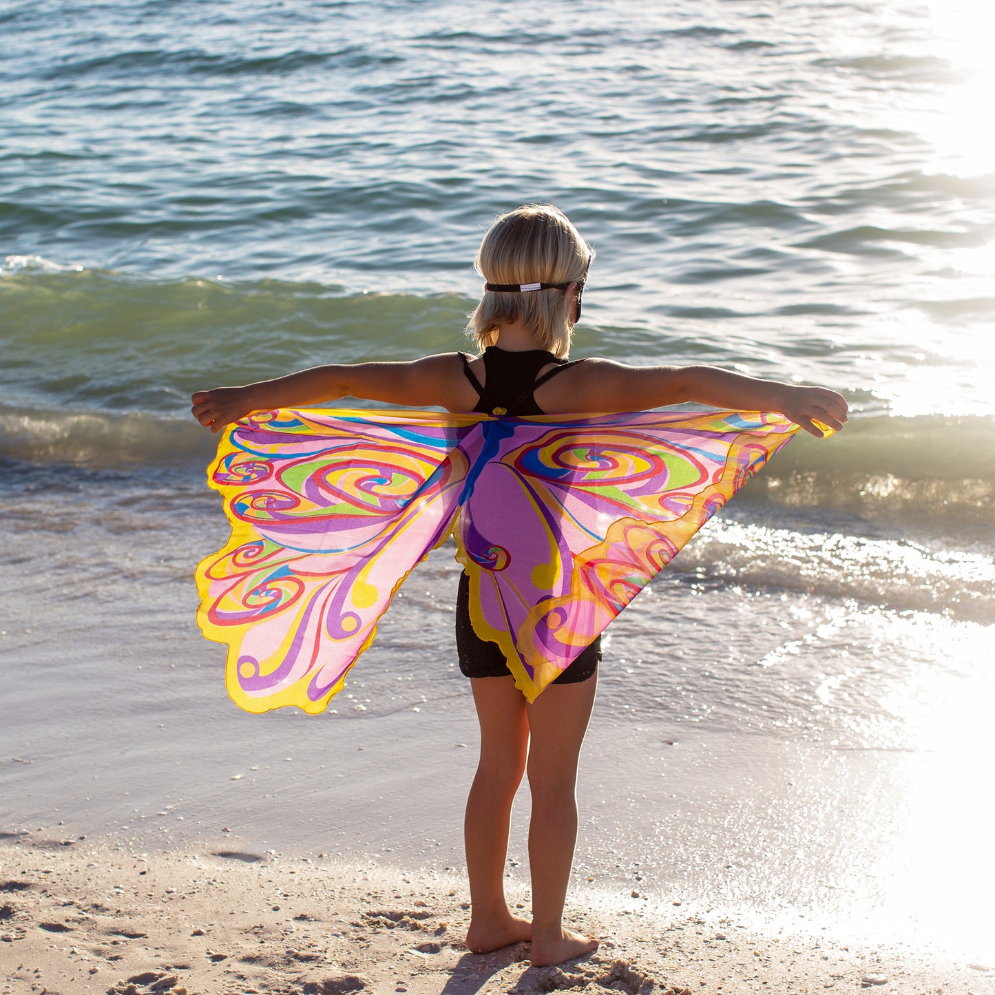 FANCIFUL FAIRY WINGS + MASK in eco-friendly cotton gift bag