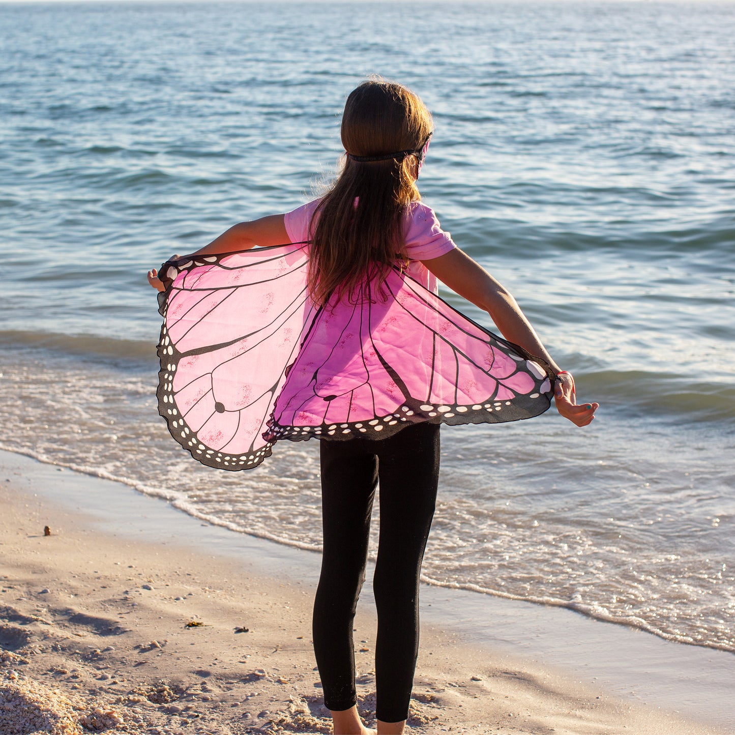 COLORFUL BUTTERFLY WINGS + MASK in eco-friendly cotton gift bag