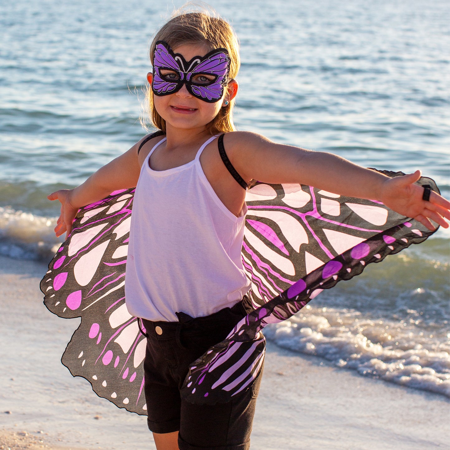 BUTTERFLY BURST WINGS + MASK in eco-friendly cotton gift bag