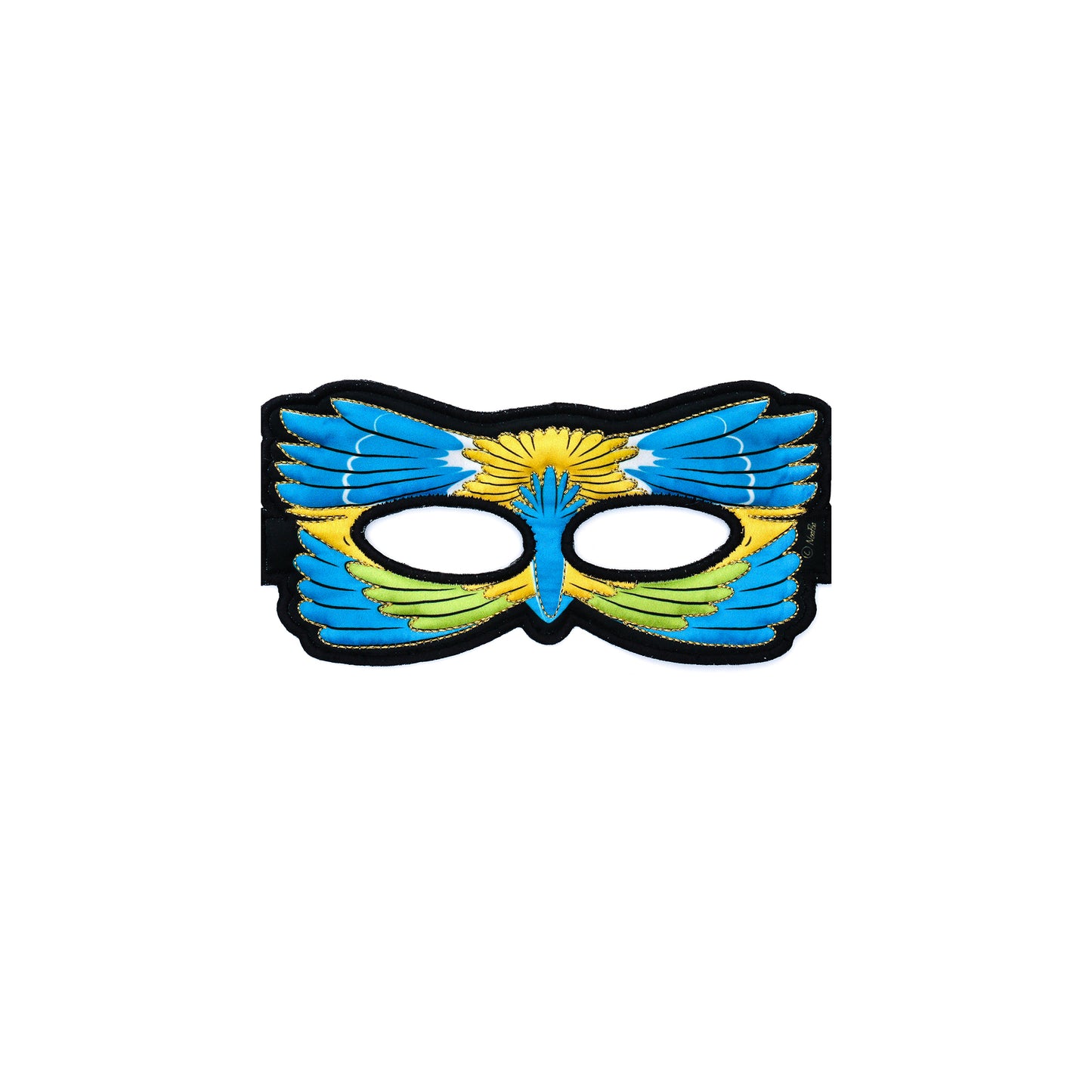 FANCIFUL FABRIC BIRD MASK in eco-friendly cotton gift bag