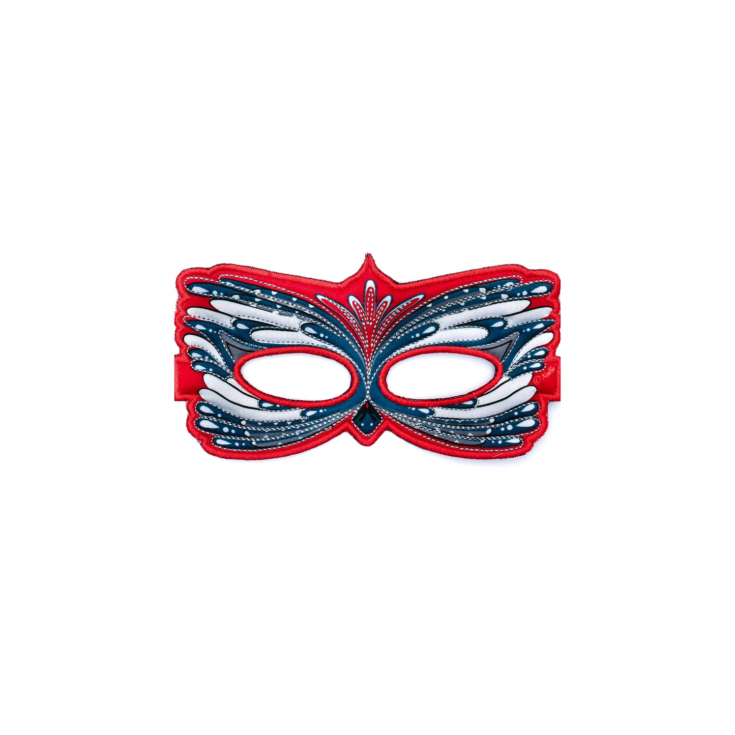 FANCIFUL FABRIC BIRD MASK in eco-friendly cotton gift bag
