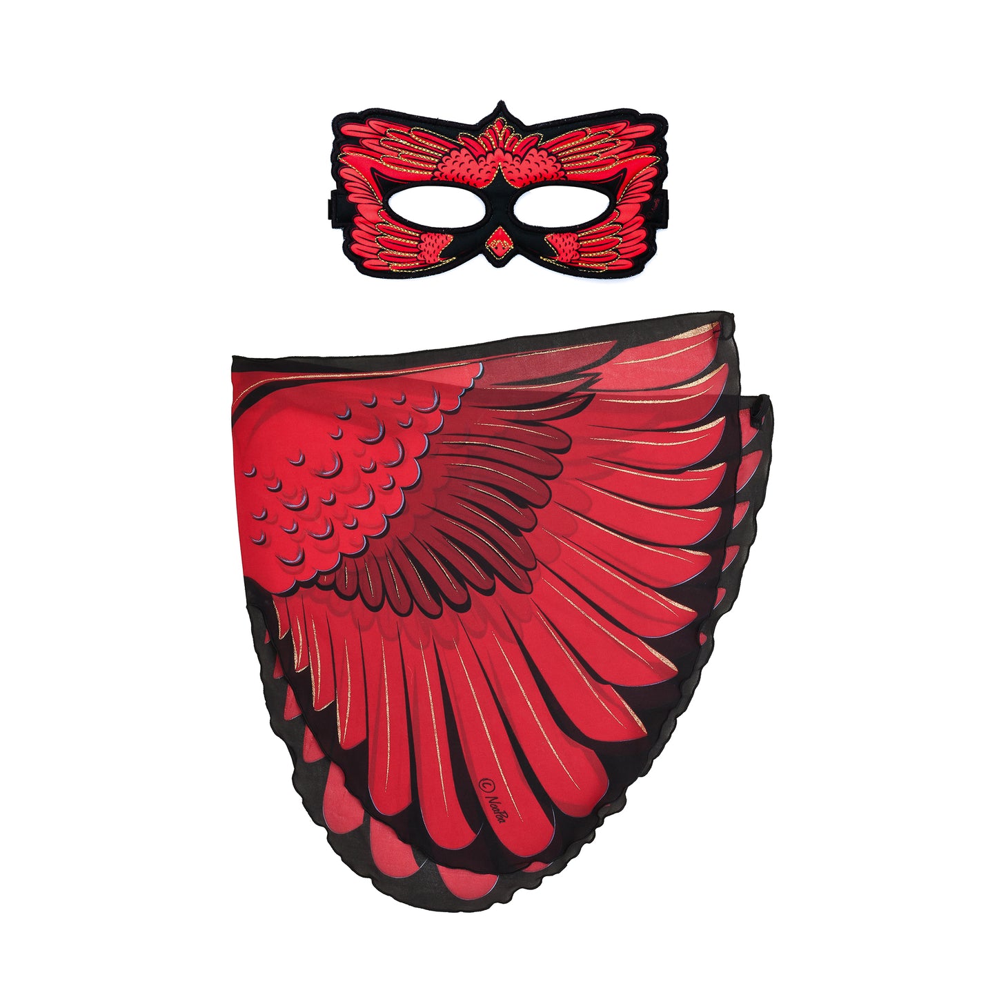 AMERICAN BIRD WINGS + MASK in eco-friendly cotton gift bag