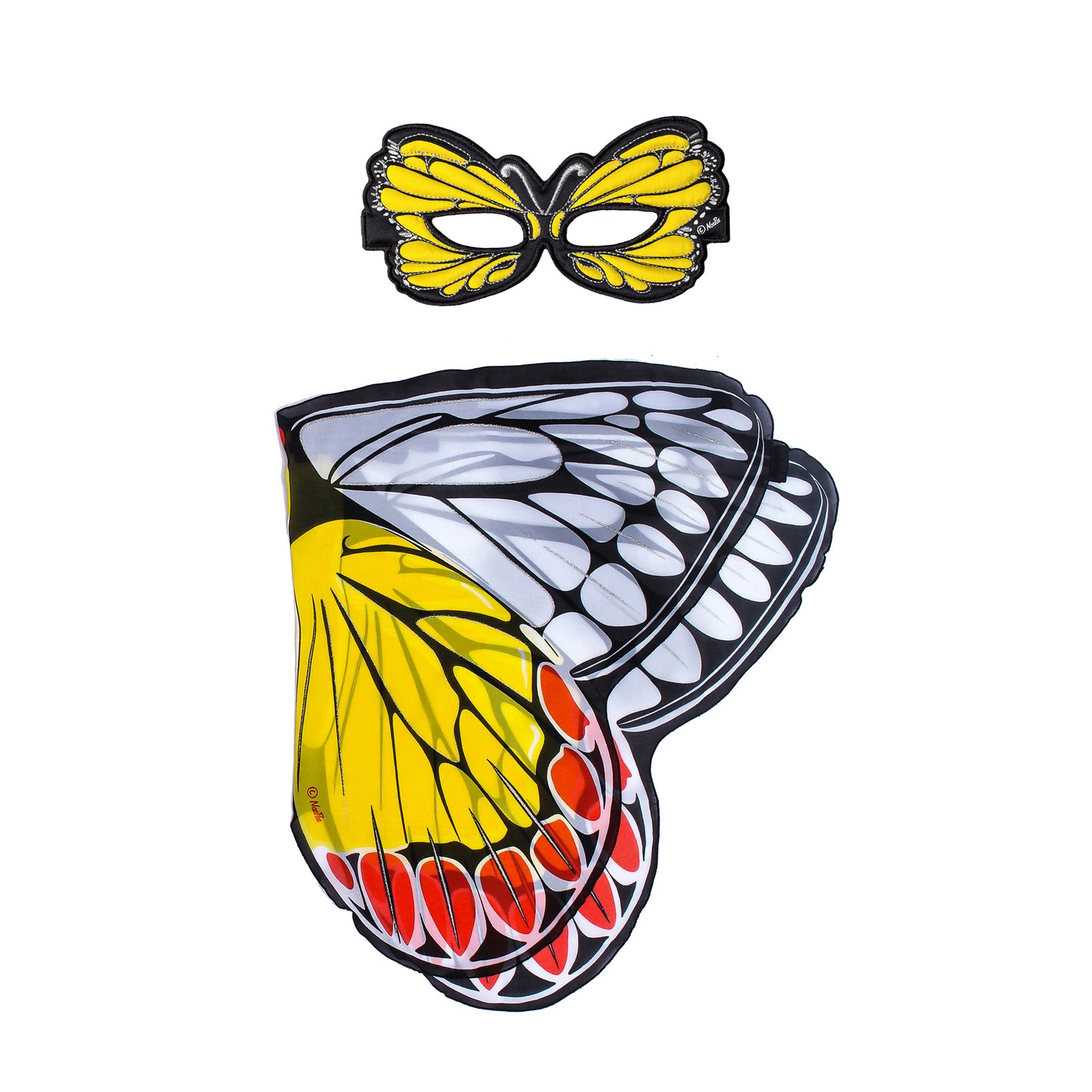 NATURAL BUTTERFLY WINGS + MASK in eco-friendly cotton gift bag