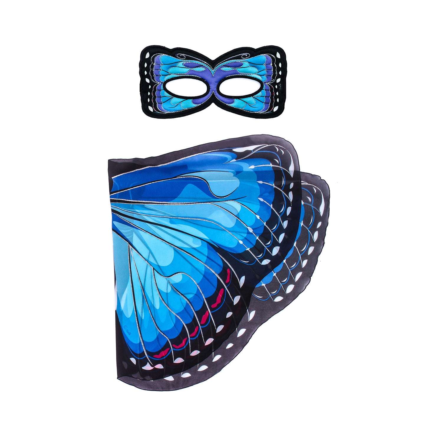 NATURAL BUTTERFLY WINGS + MASK in eco-friendly cotton gift bag