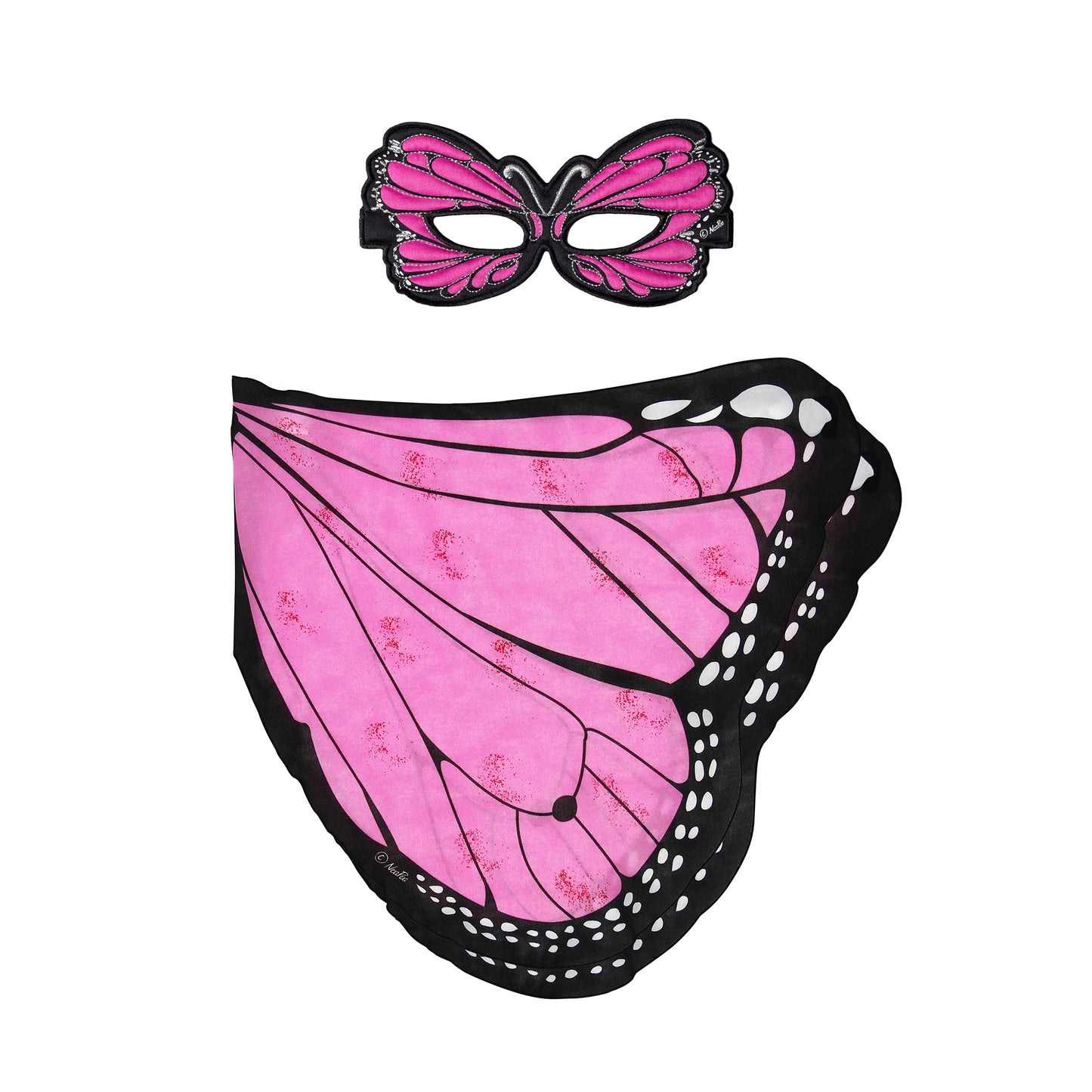 COLORFUL BUTTERFLY WINGS + MASK in eco-friendly cotton gift bag