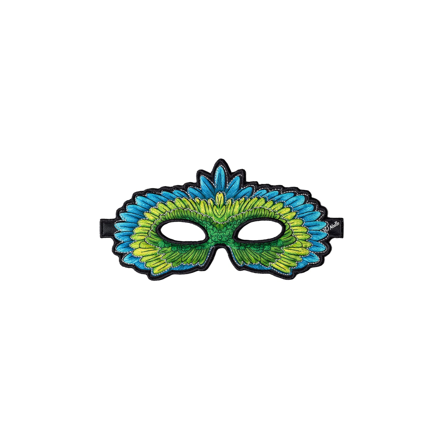 FANCIFUL FABRIC BIRD MASK in eco-friendly cotton gift bag