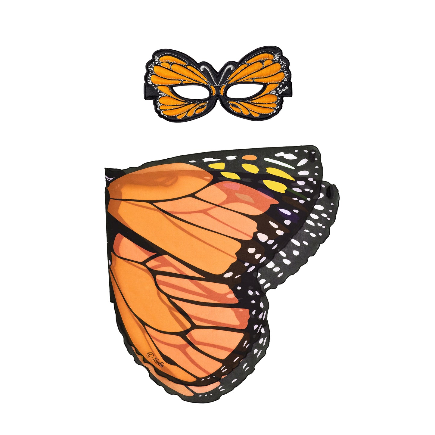 MONARCH BUTTERFLY WINGS + MASK in eco-friendly cotton gift bag