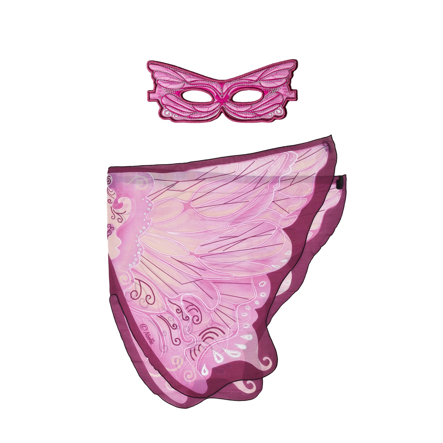 FANCIFUL FAIRY WINGS + MASK in eco-friendly cotton gift bag