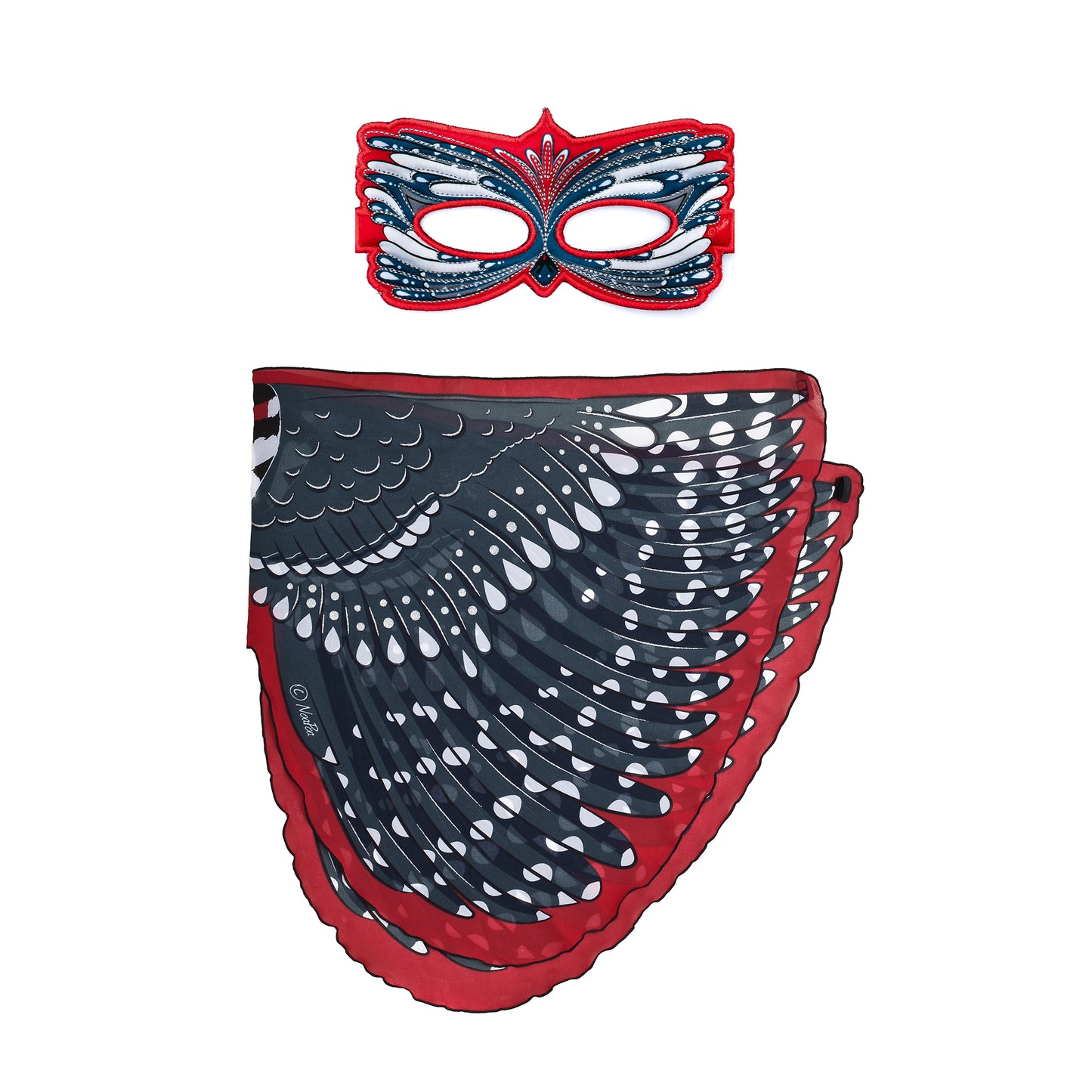 AMERICAN BIRD WINGS + MASK in eco-friendly cotton gift bag