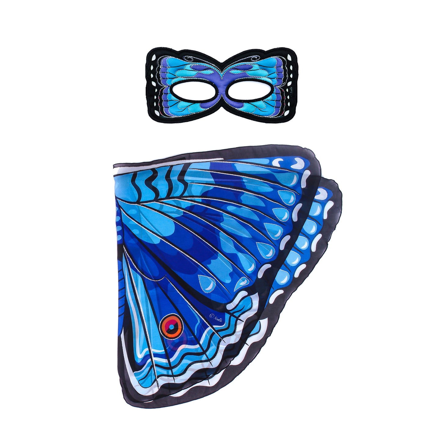 NATURAL BUTTERFLY WINGS + MASK in eco-friendly cotton gift bag