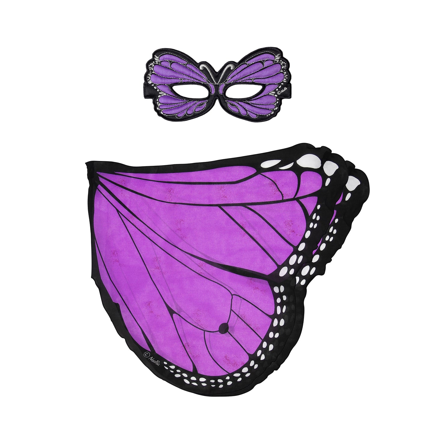COLORFUL BUTTERFLY WINGS + MASK in eco-friendly cotton gift bag